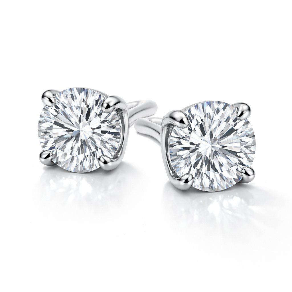 Solitaire Earrings